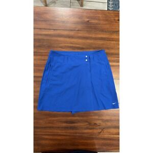 Nike Golf Dri-FIT Royal Blue Wrap Skort Women Size 6 Active Performance Skirt